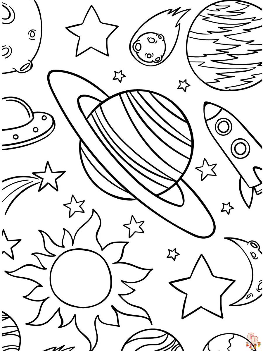 Coloriage Planetes