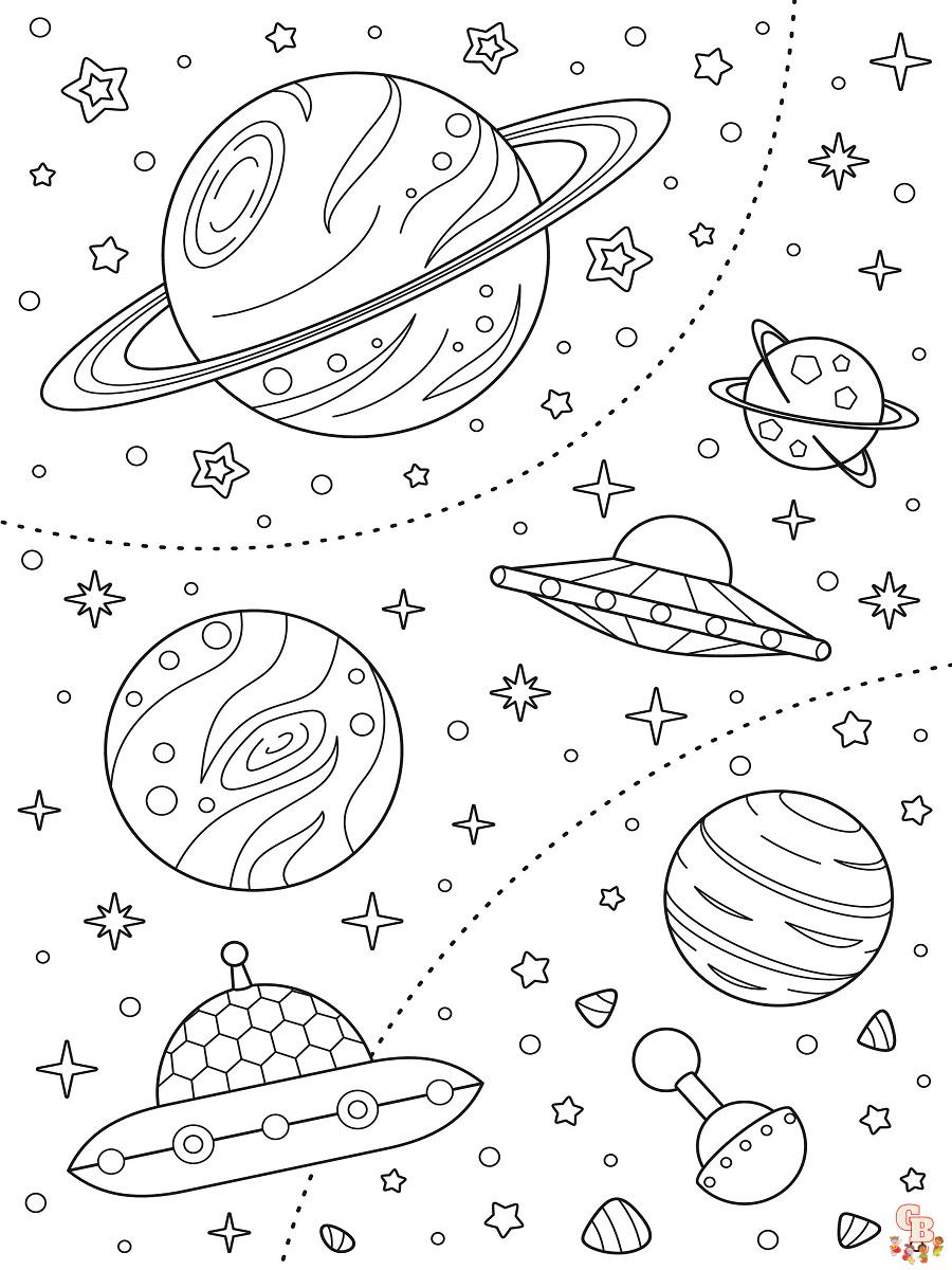 Coloriage Planetes