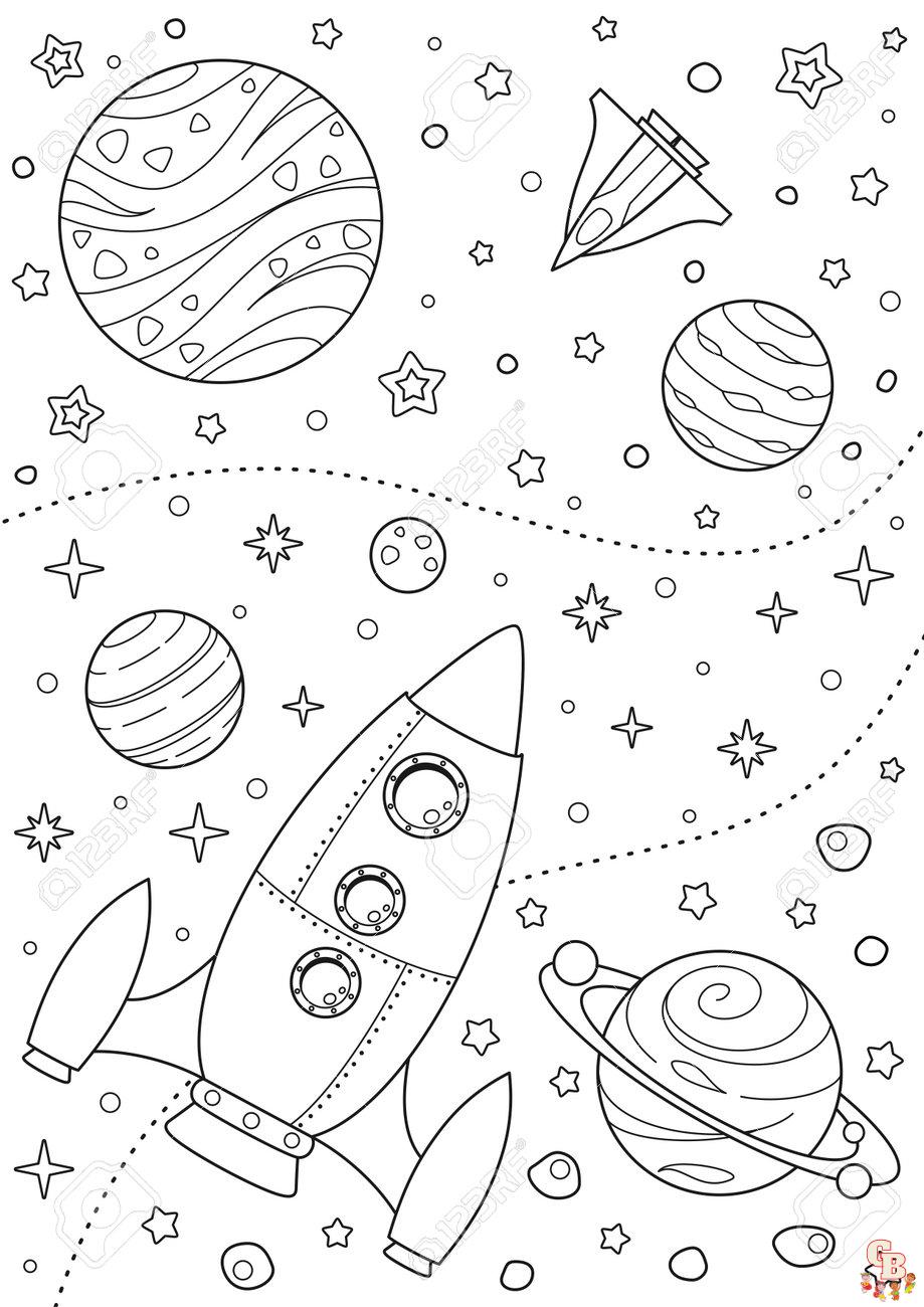 Coloriage Planetes