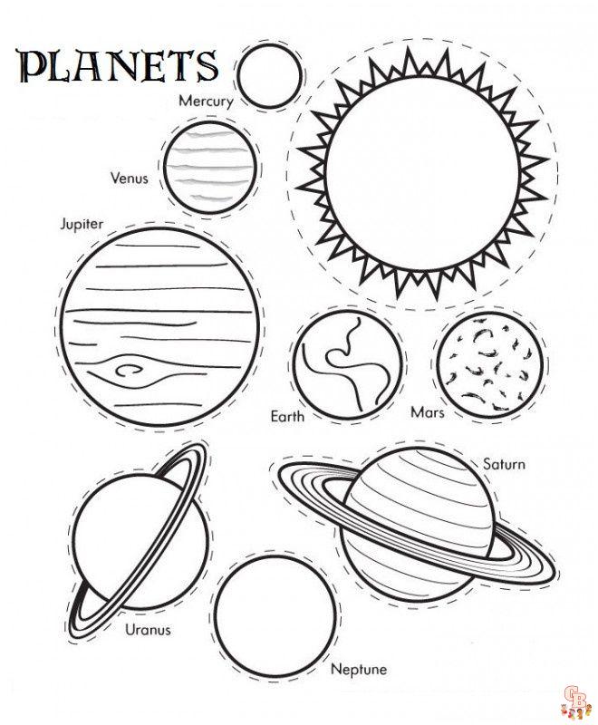 Coloriage Planetes