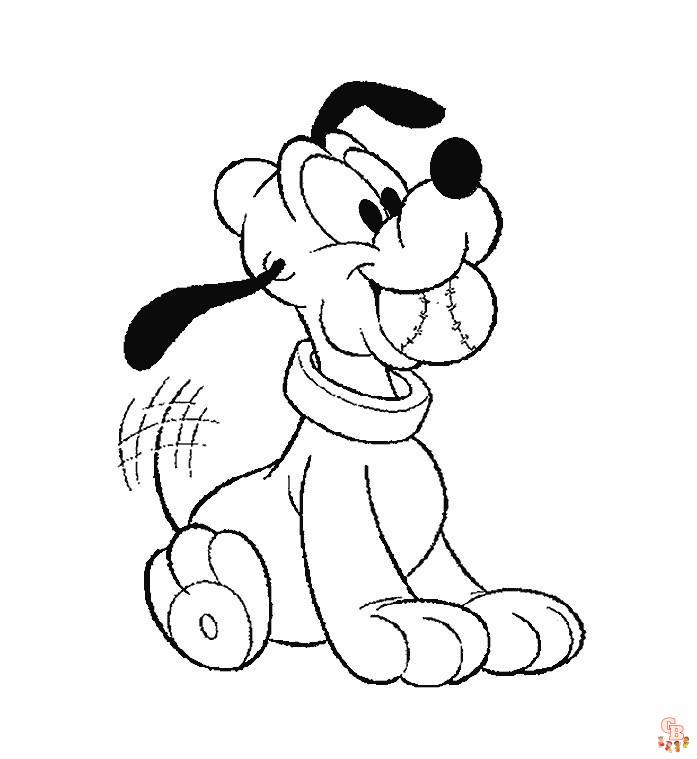 Coloriage Pluto