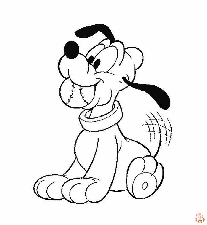 Coloriage Pluto