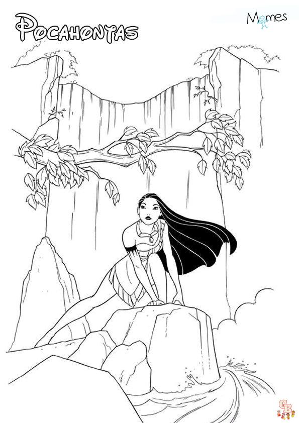 Coloriage Pocahontas