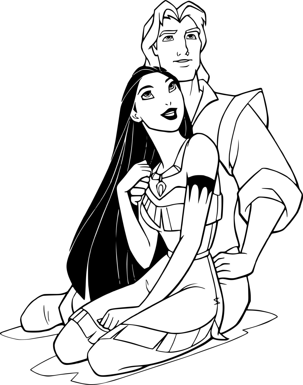 Coloriage Pocahontas