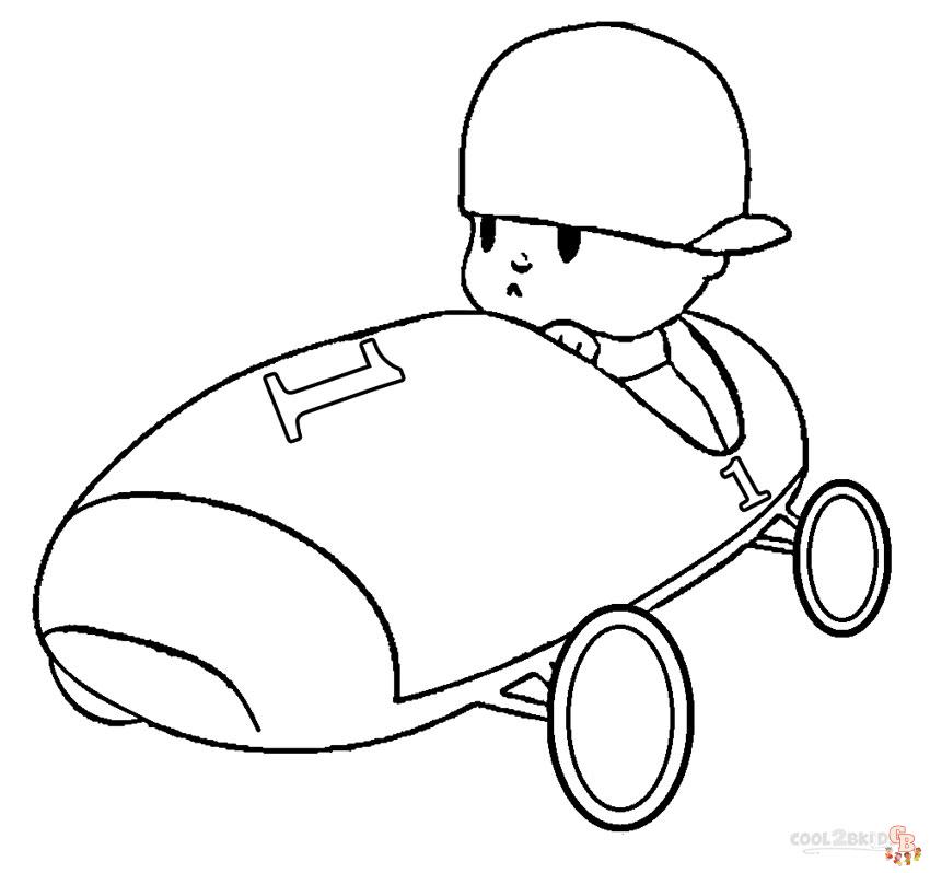 Coloriage Pocoyo