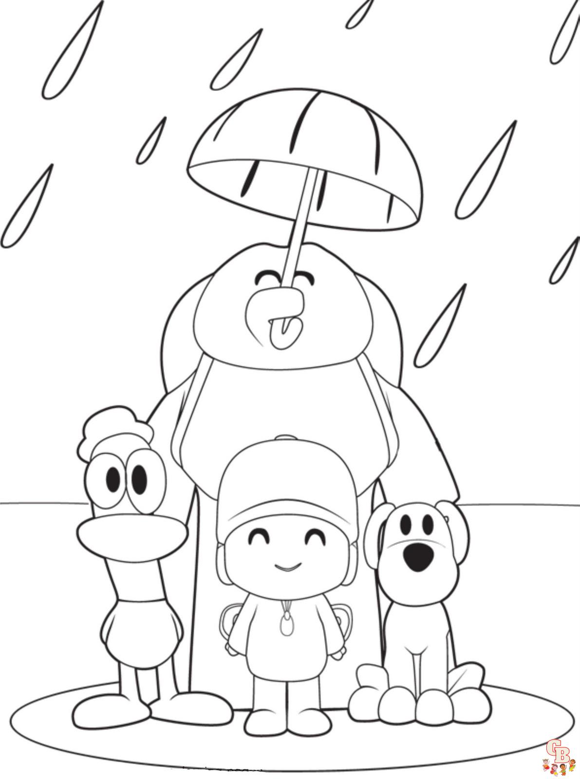 Coloriage Pocoyo