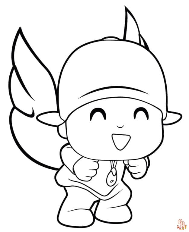 Coloriage Pocoyo