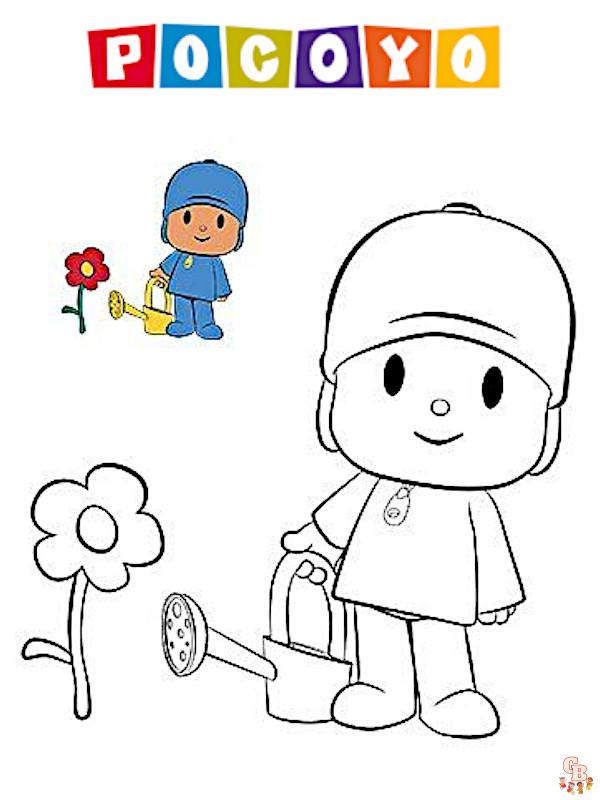 Coloriage Pocoyo