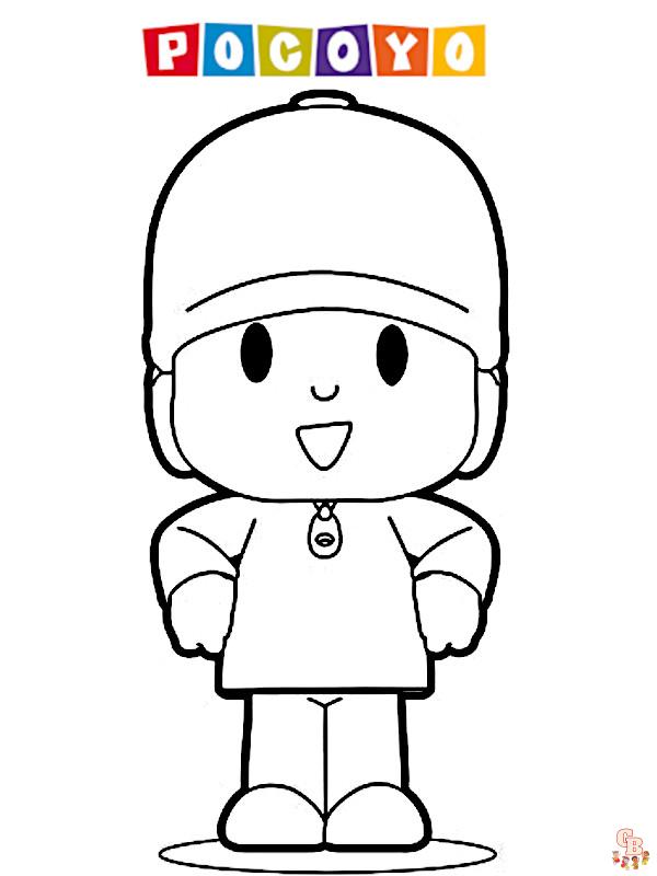 Coloriage Pocoyo