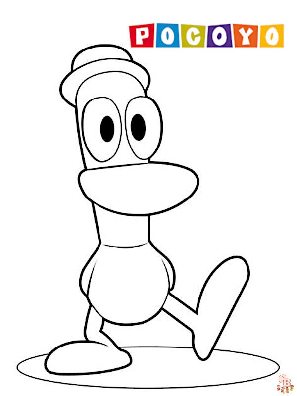 Coloriage Pocoyo