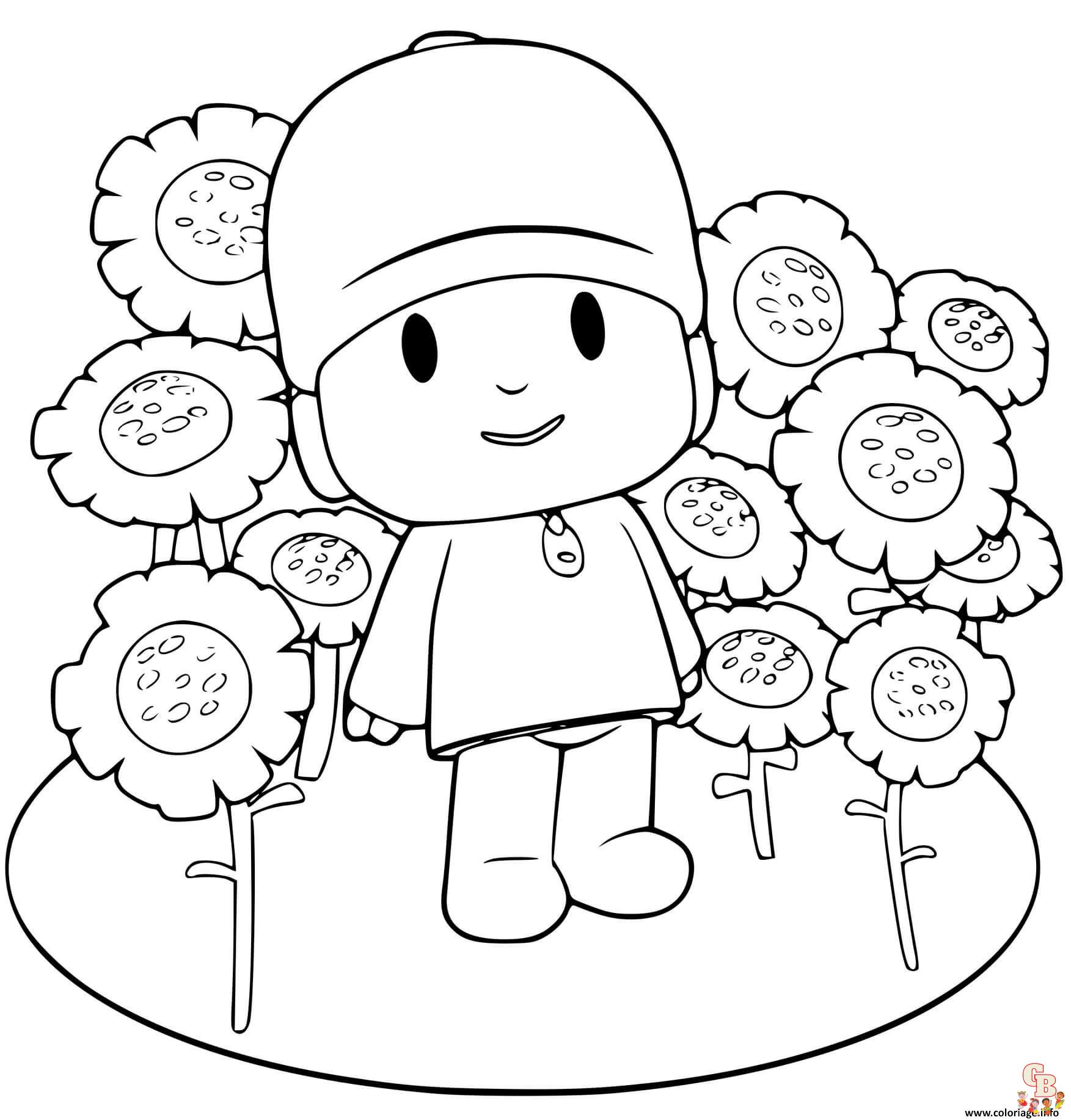 Coloriage Pocoyo