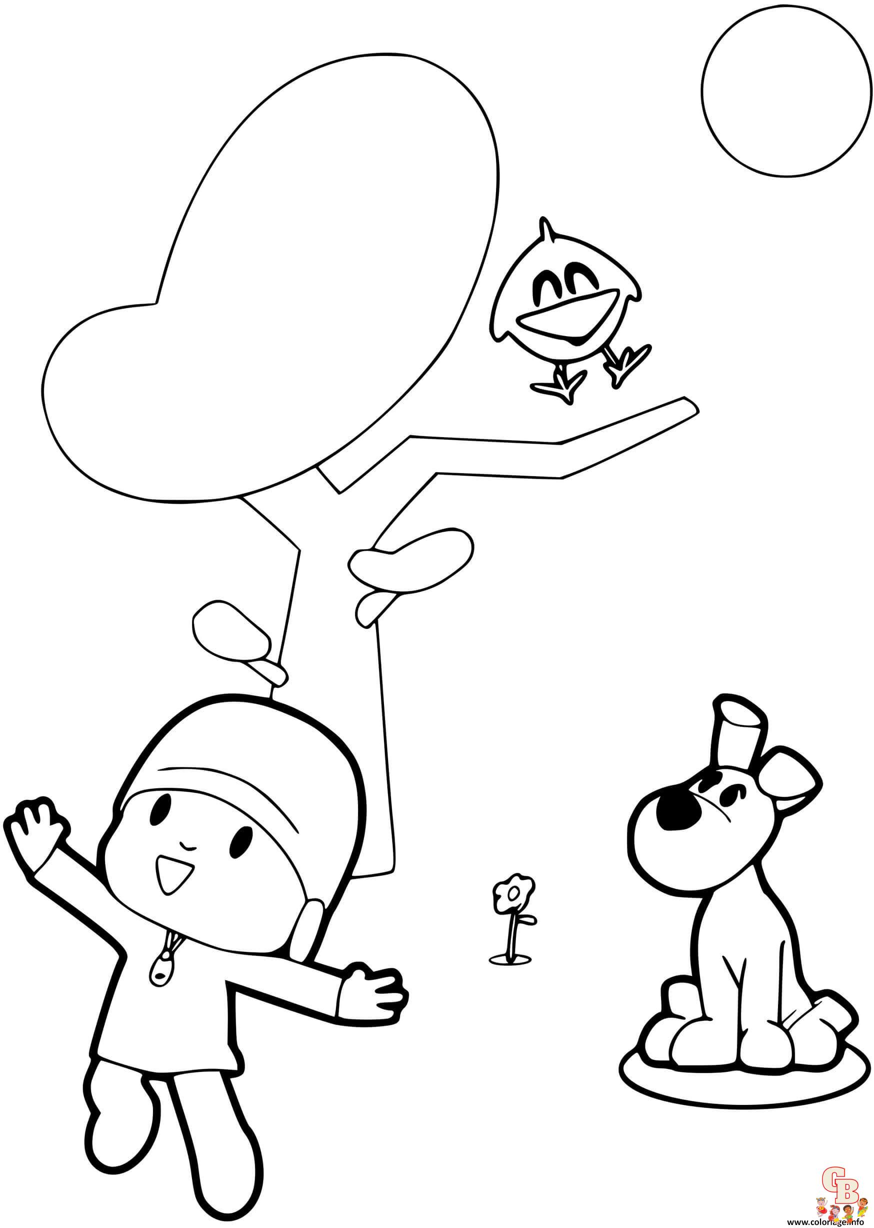 Coloriage Pocoyo