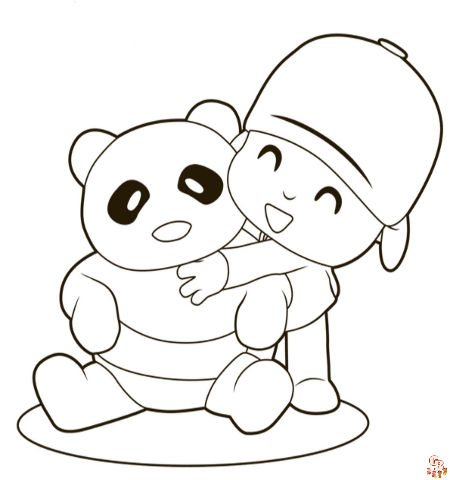 Coloriage Pocoyo