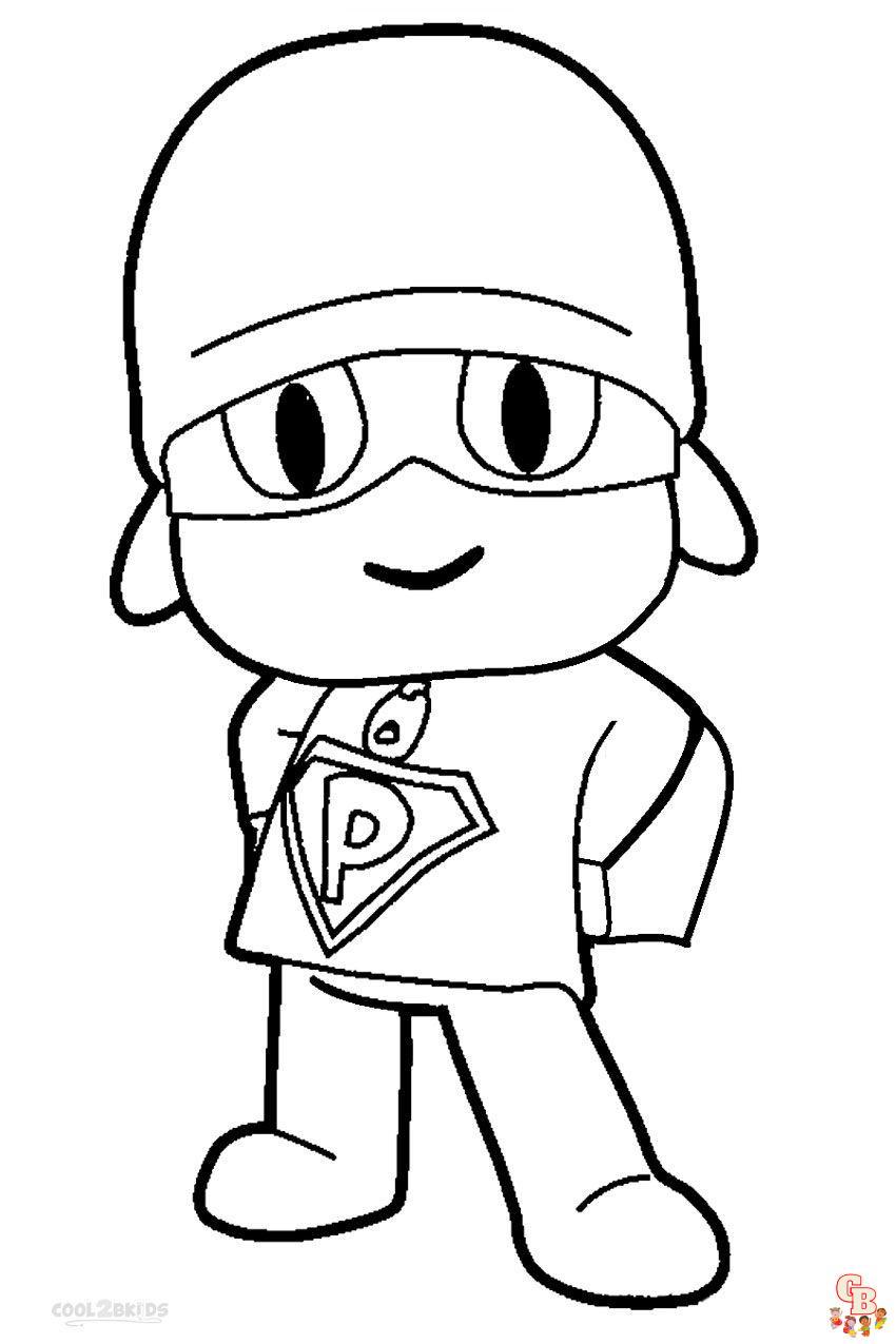 Coloriage Pocoyo