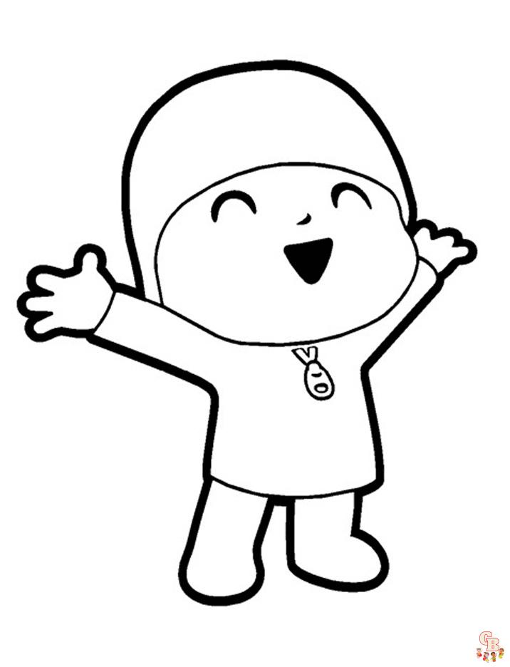 Coloriage Pocoyo