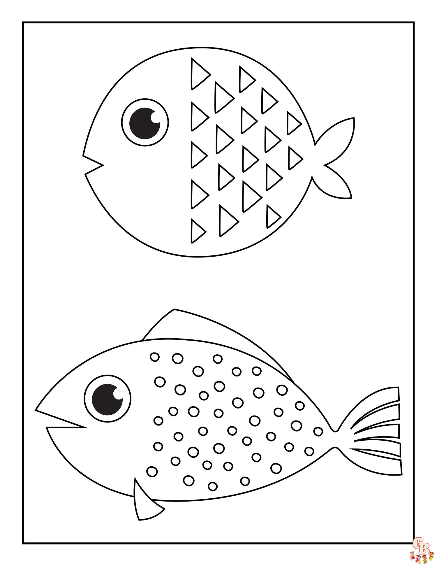 Coloriage Poisson Davril