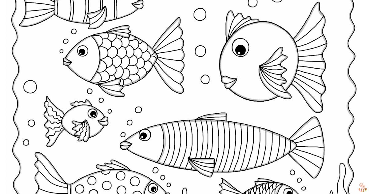 Coloriage Poisson Davril