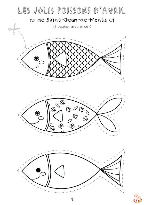 Coloriage Poisson Davril