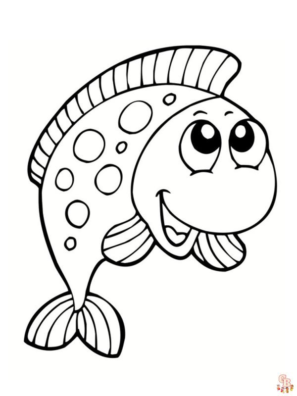 Coloriage Poisson Davril