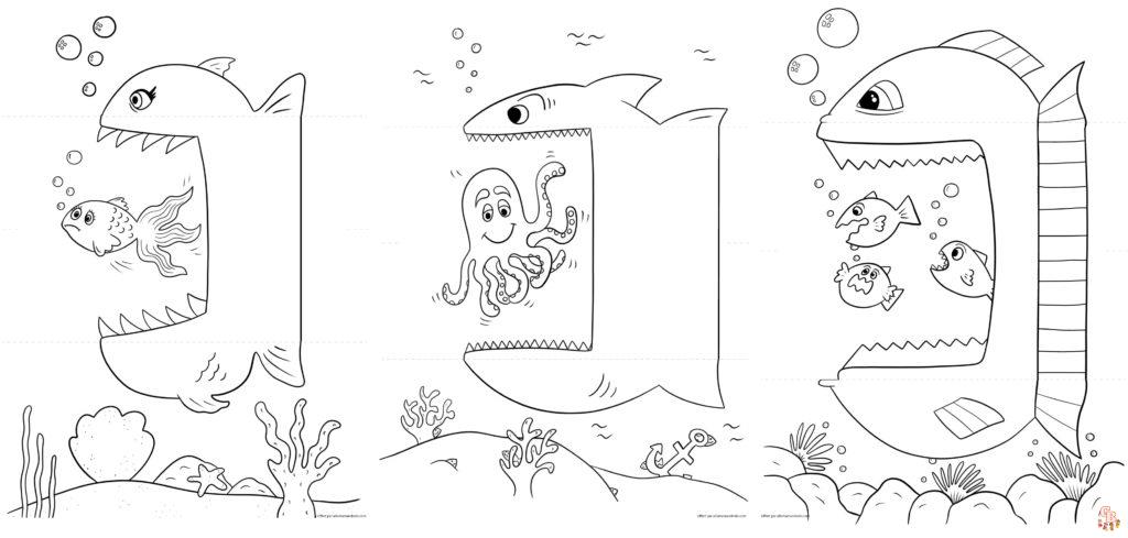 Coloriage Poisson Davril