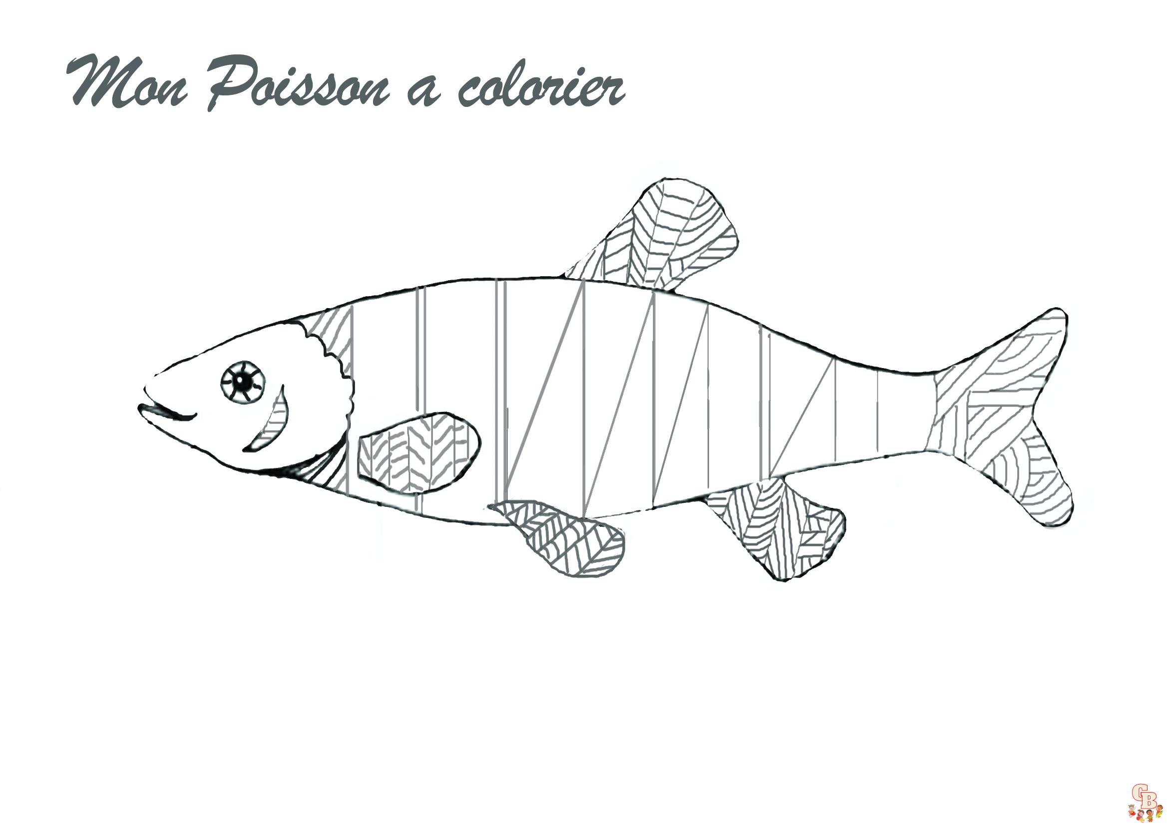 Coloriage Poisson Davril