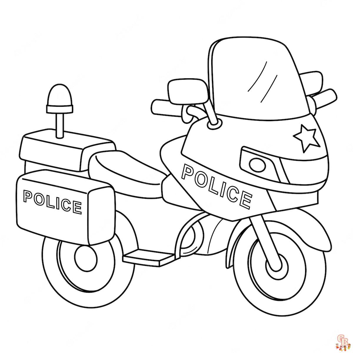 Coloriage Policiers