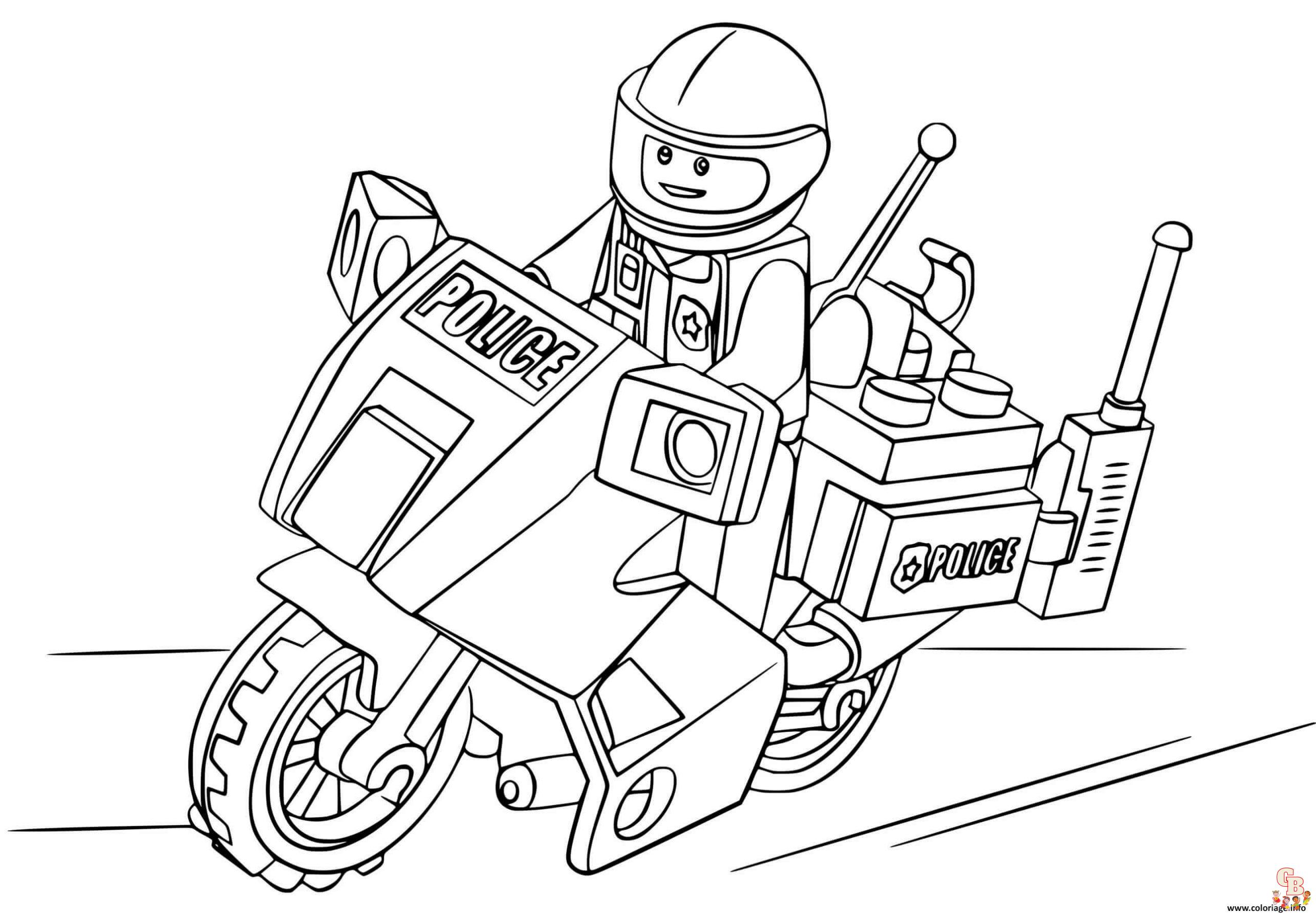 Coloriage Policiers