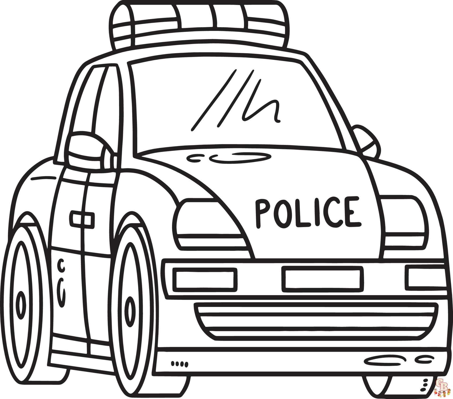 Coloriage Policiers