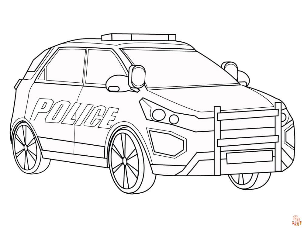 Coloriage Policiers