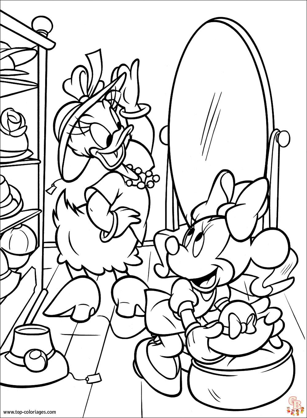 Coloriage Pompon et Daisy