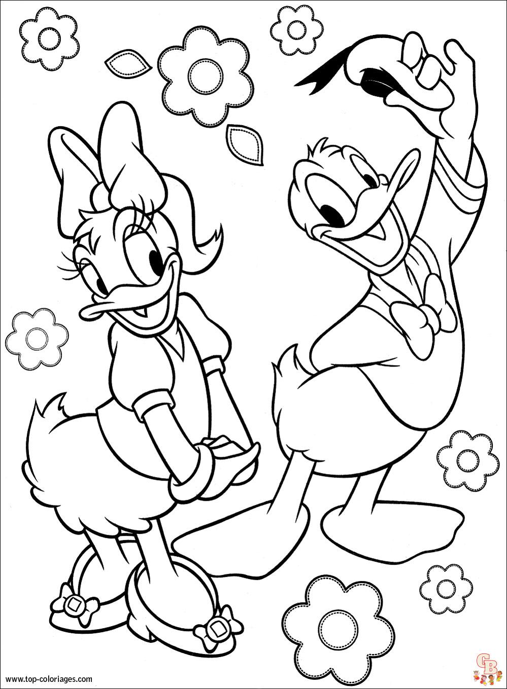 Coloriage Pompon et Daisy