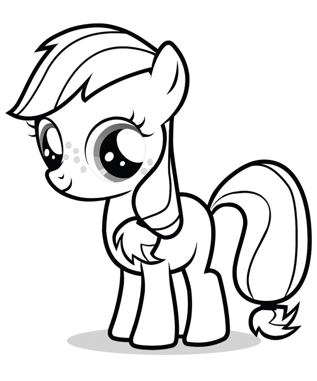 Coloriage Poney