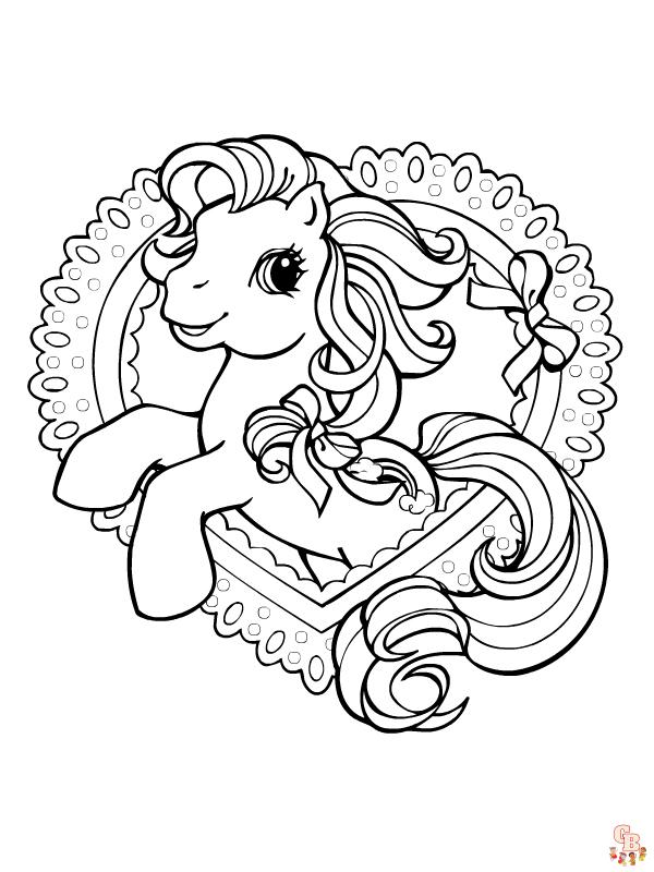 Coloriage Poney