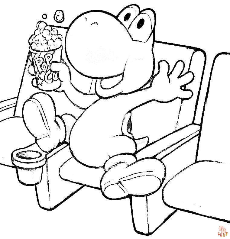 Coloriage Pop Corn