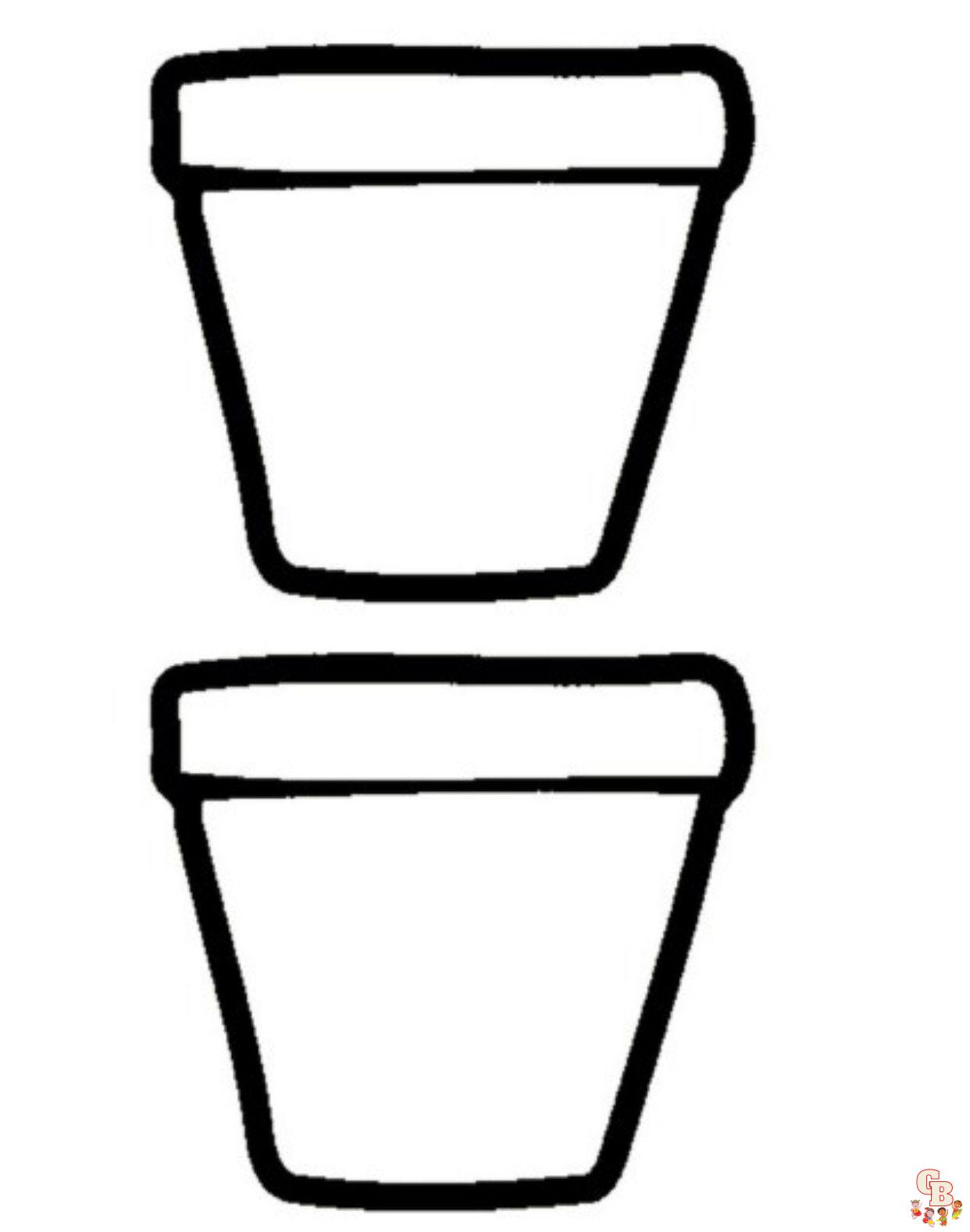 Coloriage Pot