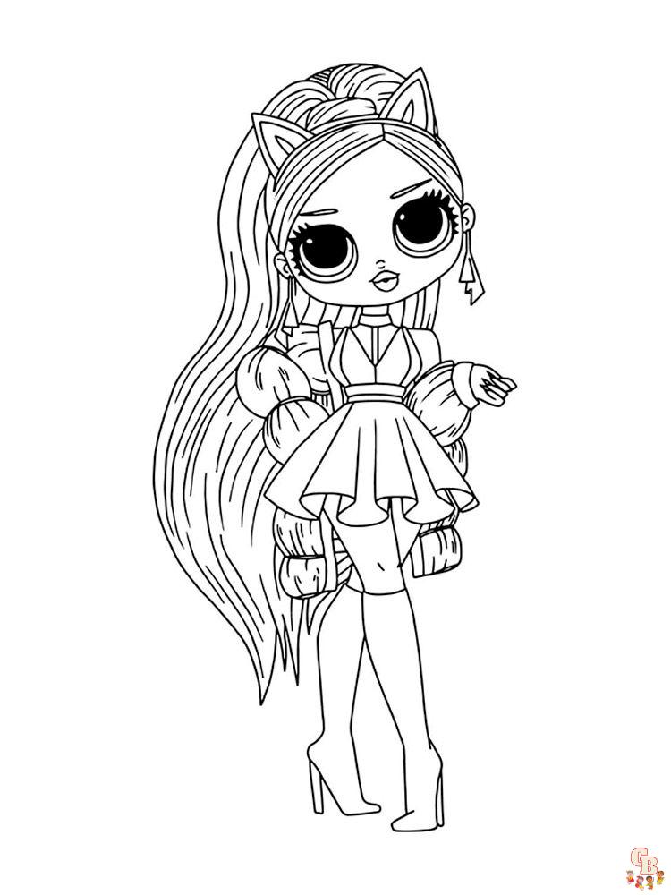 Coloriage Poupee Lol Surprise Remix