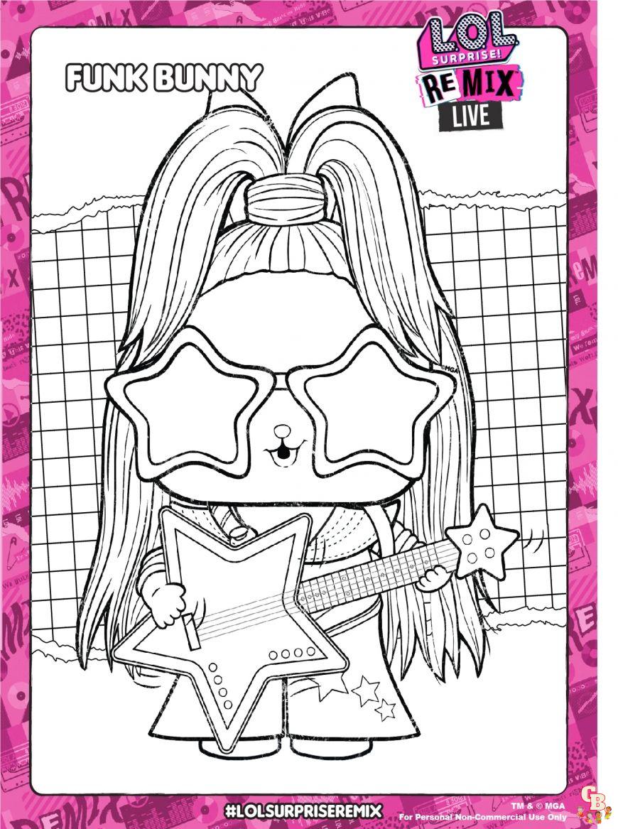 Coloriage Poupee Lol Surprise Remix