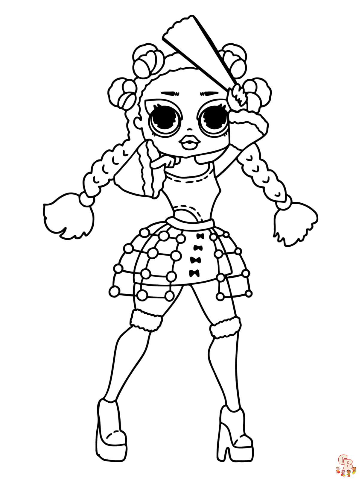 Coloriage Poupee Lol Surprise Remix