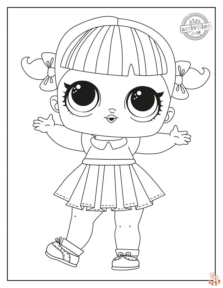 Coloriage Poupee Lol Surprise Remix