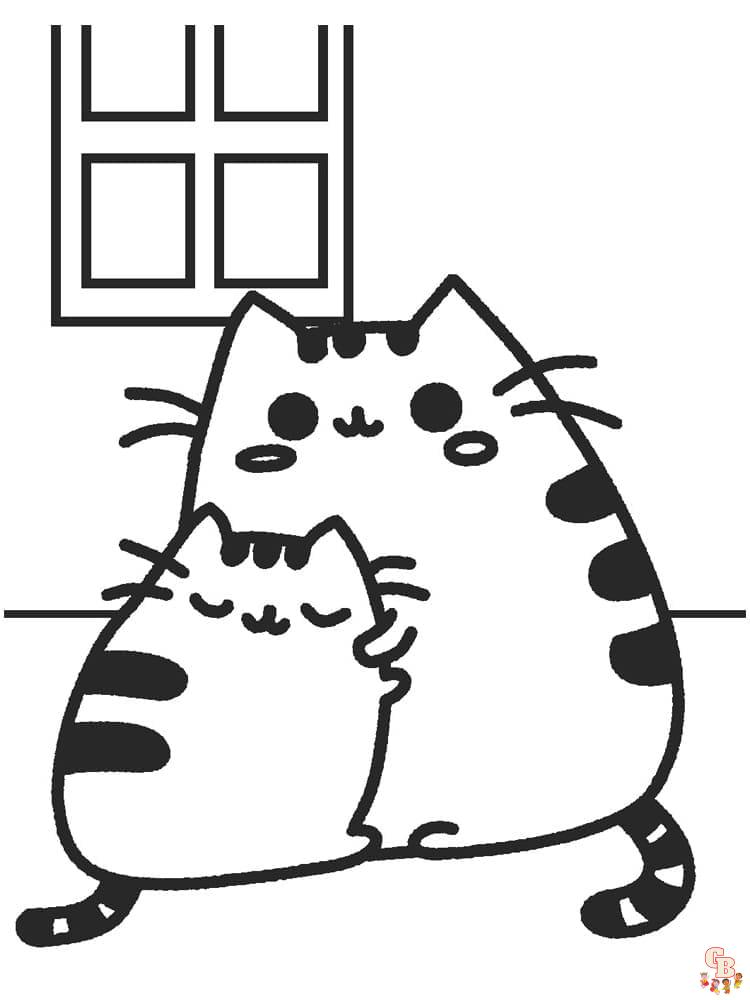 Coloriage Pusheen