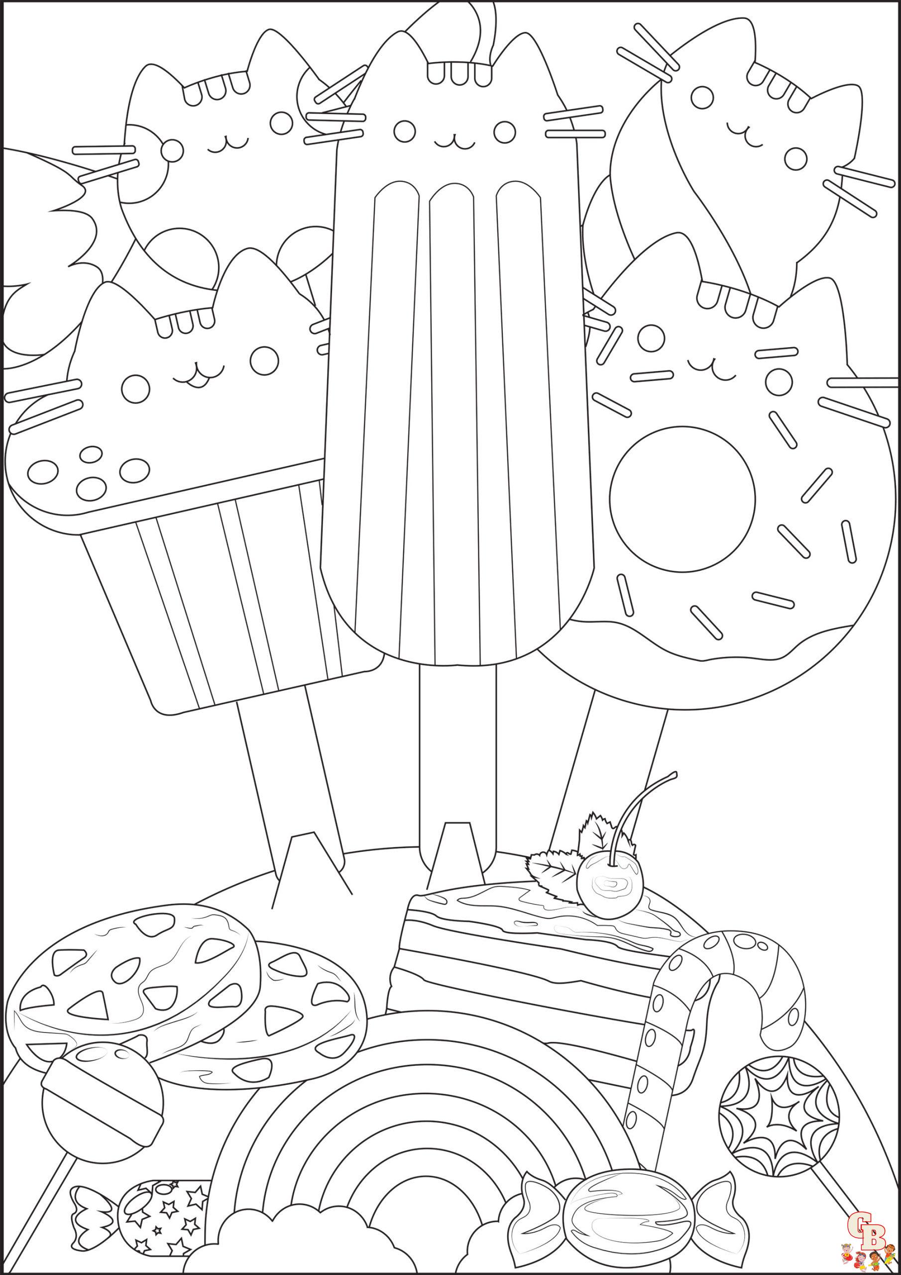 Coloriage Pusheen