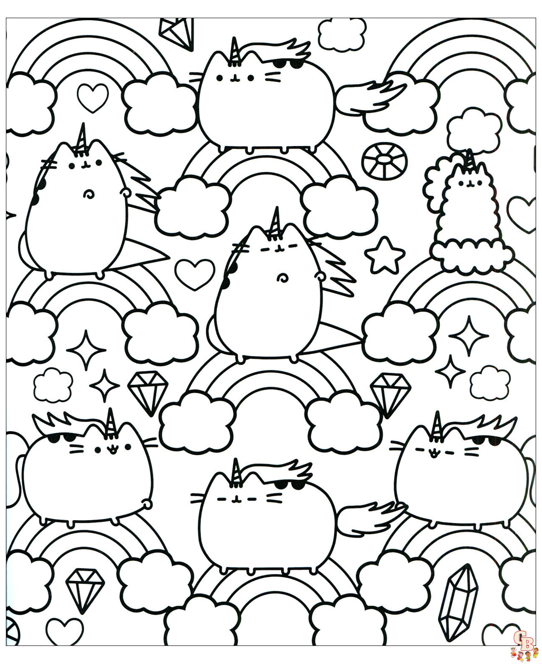 Coloriage Pusheen