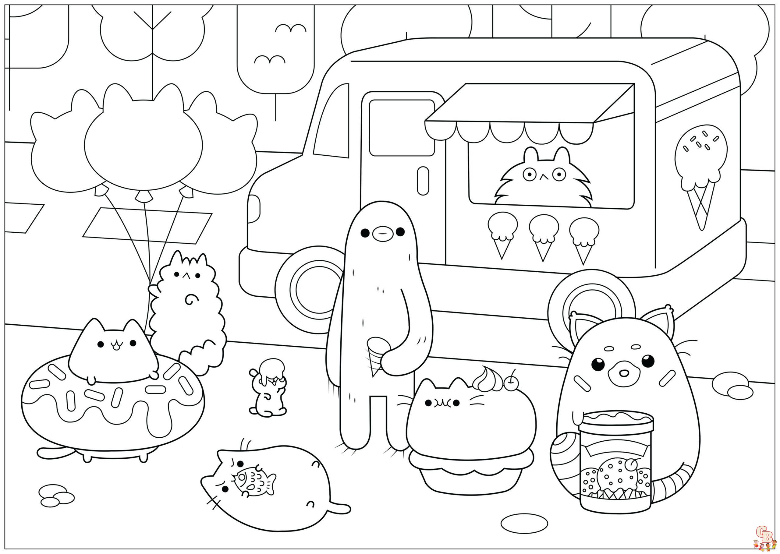 Coloriage Pusheen