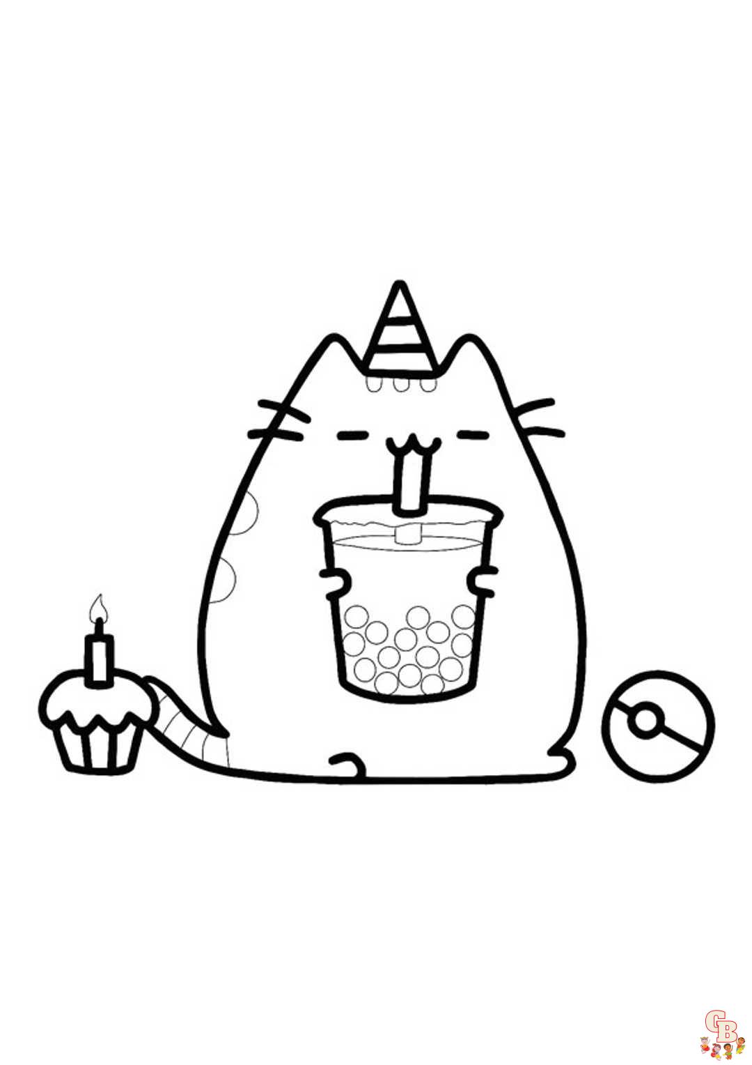 Coloriage Pusheen