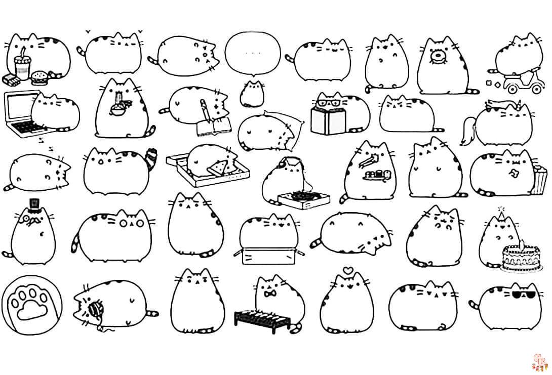 Coloriage Pusheen