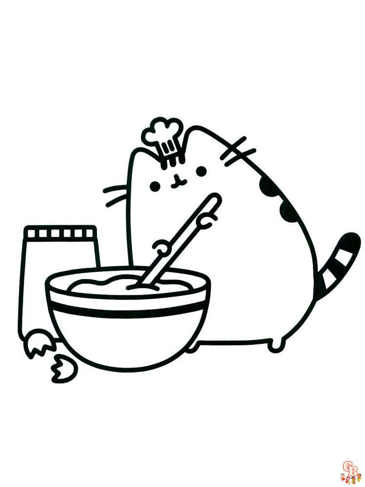 Coloriage Pusheen