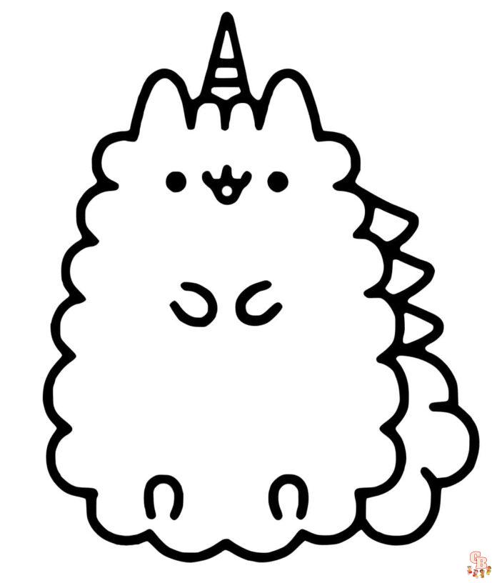 Coloriage Pusheen