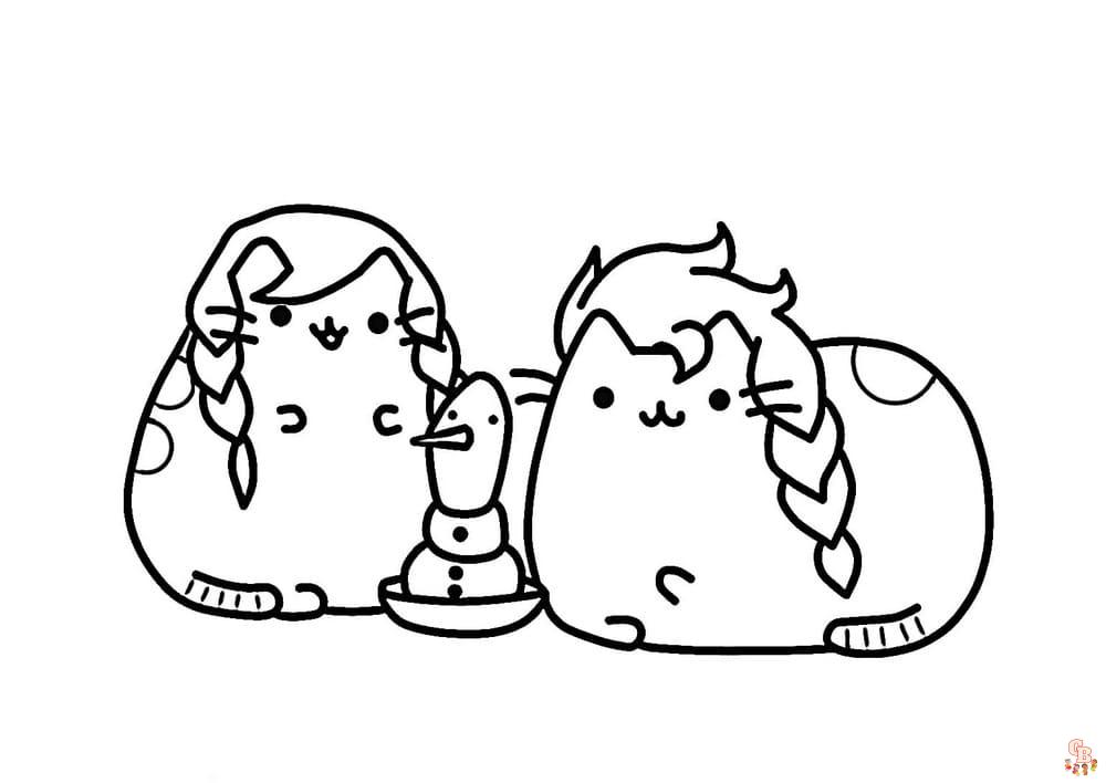 Coloriage Pusheen