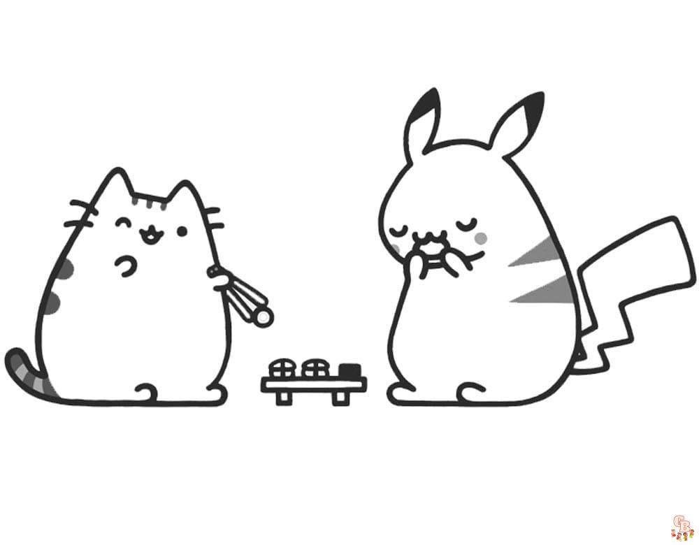 Coloriage Pusheen