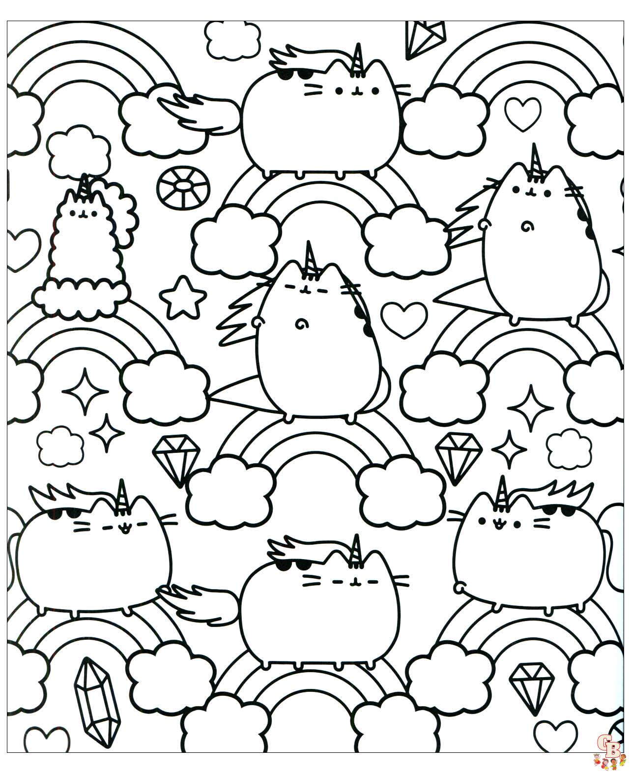 Coloriage Pusheen